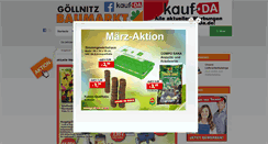 Desktop Screenshot of baumarkt-goellnitz.de