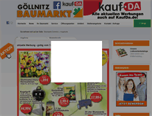 Tablet Screenshot of baumarkt-goellnitz.de